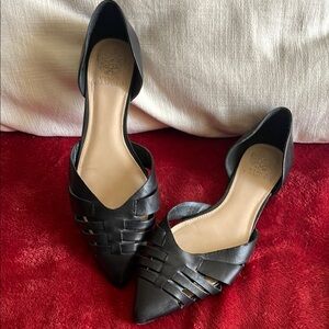 Black leather Women's Shoes by Vince Camuto